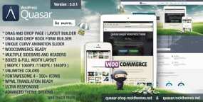 Quasar带动画生成器商务电商网站WordPress主题4.7.1