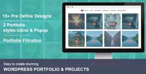 Portfolio and Projects Pro工程案例作品集WordPress插件1.8