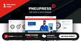 PneuPress轮胎店和汽车维修WordPress主题V2.7.0