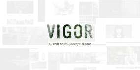 Vigor复古风艺术家作品集展示WordPress主题V3.3