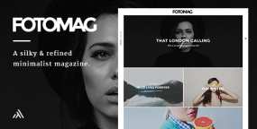 Fotomag丝滑极简博客杂志网站WordPress主题V2.0.8