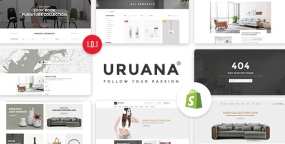 Uruana家具装饰品跨境电商Shopify主题V1.0.1