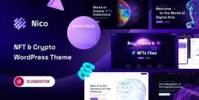 Nico创意NFT联盟营销网站WordPress主题V1.0.15