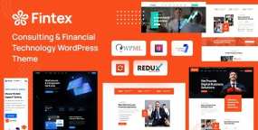 Fintex商业咨询和金融服务机构WordPress主题V1.0