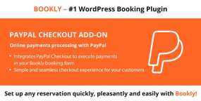 Bookly PayPal Checkout (Add-on)预约预订PayPal结账插件V1.9