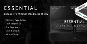 Essense极简插画家和设计师作品集WordPress主题V3.0