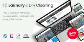 Laundry干洗服务洗衣店WordPress主题V3.7