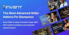 Invent Slider汉化版V1.0.8 Elementor幻灯片滑块元素组件