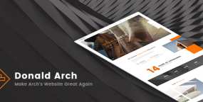Donald Arch创意建筑设计企业网站WordPress主题V1.2.0