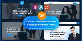 Softo初创企业IT解决方案和服务网站WordPress主题V1.1