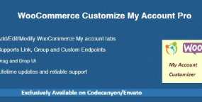 Customize My Account Pro自定义我的账户页WooCommerce插件