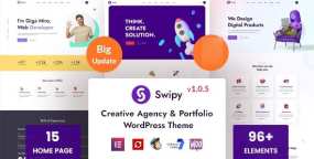 Swipy 1.1.2 广告设计和网络营销机构WordPress主题