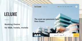 LeLuxe酒店旅馆住宿预订WordPress主题V1.0.8