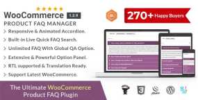 WooCommerce Product FAQ Manager产品FAQ管理插件V1.3.1