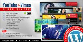 Youtube和Vimeo视频播放器和滑块WordPress插件V3.8