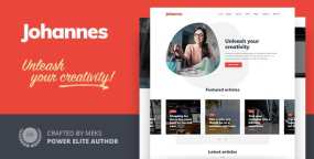 Johannes作者和出版商个人博客网站WordPress主题V1.4.1
