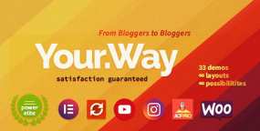 YourWay(v1.2.11)自媒体网红博主博客网站WordPress主题