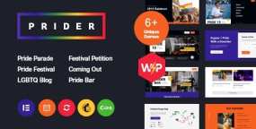 Prider同性恋Gay权益LGBT组织机构WordPress主题