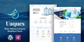 Uaques桶装饮用水送水公司WordPress主题V2.4