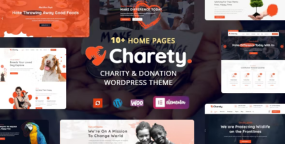 Charety(V1.0.8)慈善募捐和非盈利机构WordPress主题
