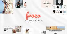 Frozo服装时装精品店跨境电商Shopify主题V1.0