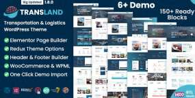 Transland(v2.3.0)含6演示快递物流企业网站WordPress主题