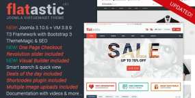 Joomla主题Flatastic响应式多用途电商购物VirtueMart主题V6.1