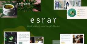 Esrar医疗药品原材料销售平台Shopify主题V1.0