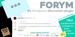 Forym汉化版简约问答论坛系统WordPress插件V1.5.8