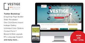 Vestige博物馆和文化展馆WordPress主题V2.8