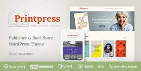 Printpress WordPress主题_图书出版社和书店网站模板