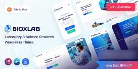 Bioxlab WordPress主题_实验室和科学研究机构网站
