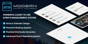 Modern Events Calendar Pro汉化版v7.28|活动预约日历插件|全组件