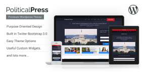 PoliticalPress政治新闻和政治竞选网站WordPress主题V1.7.3