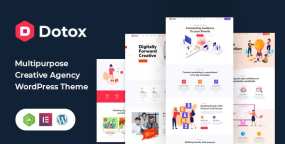 Dotox响应式多用途服务机构网站WordPress主题v1.4