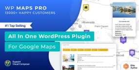 WP Maps Pro汉化版_谷歌地图WordPress插件_带演示数据