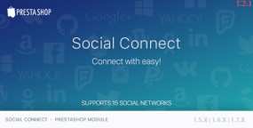Social Connect主流社交账号注册登录Prestashop插件V1.2.1
