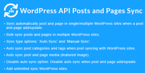 WordPress插件MsiteSync多个站点API文章和页面同步V1.7.3 破解版