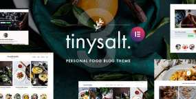 WordPress主题TinySalt个人美食烹饪博客网站模板V3.5.1版