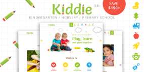 WordPress主题Kiddie幼儿园和学前班教育网站模板V4.1.16