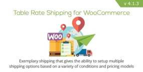 Table Rate Shipping运费规则WooCommerce插件V4.3.11