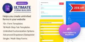 Ultimate Form Builder表单构建器WordPress插件V2.0.4