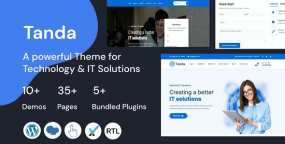 Tanda 2.0.1_软件技术&IT解决方案WordPress主题
