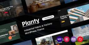 Planty纺织厂WordPress主题_面料塑料加工厂网站模板