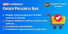 WooCommerce Order Progress Bar 1.0.2 订单履行进度条插件