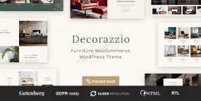WordPress主题Decorazzio室内设计和家具店网站模板