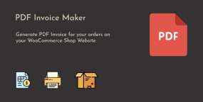 WooCommerce PDF Invoice Maker 1.0.9 电子发票制作器插件