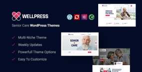 WellPress主题V3.0：养老院和疗养院网站WordPress主题