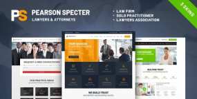 WordPress主题Pearson Specter律师事务所网站模板