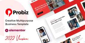 WordPress主题Probiz易用型多用途商业和企业网站模板